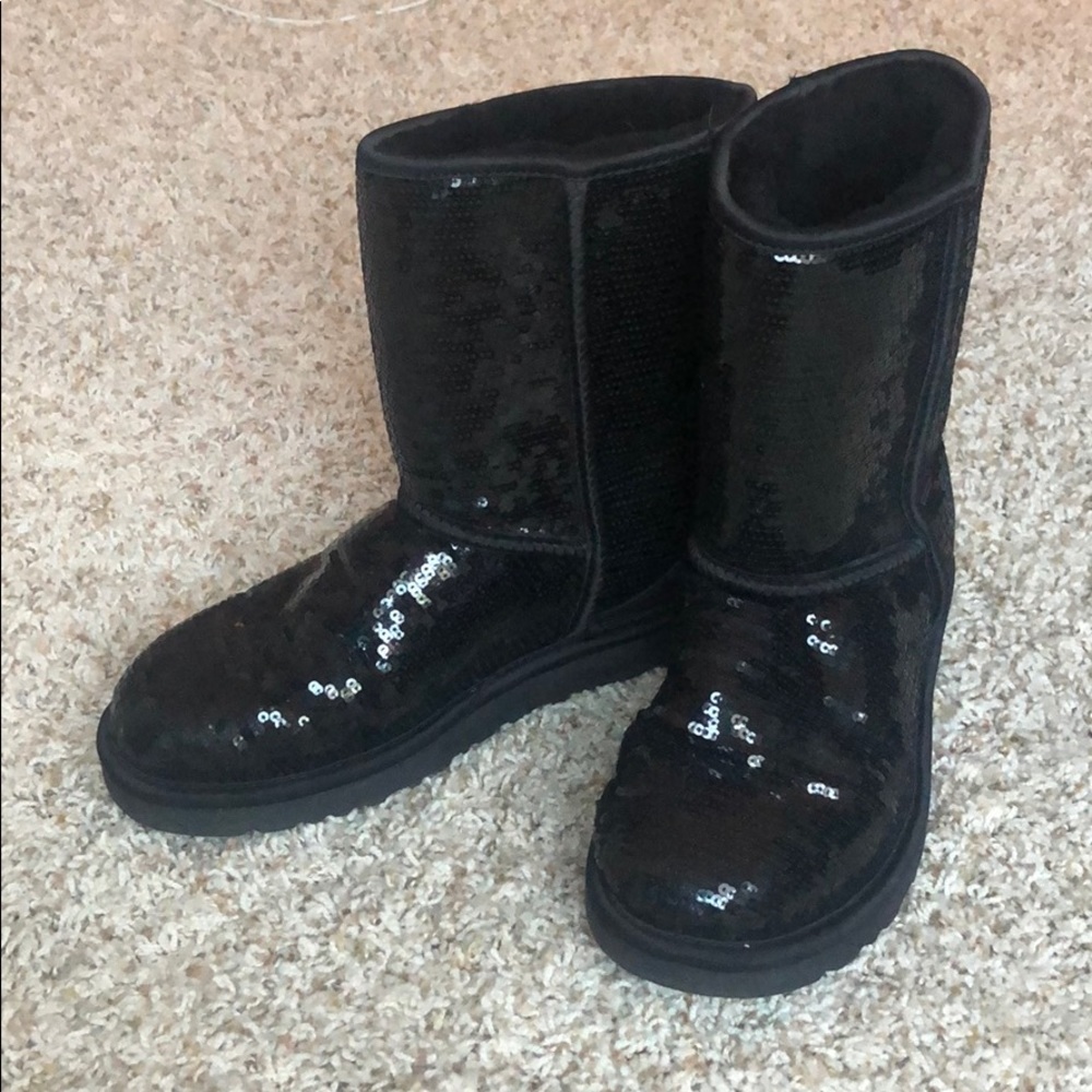 Black Sparkly UGGs